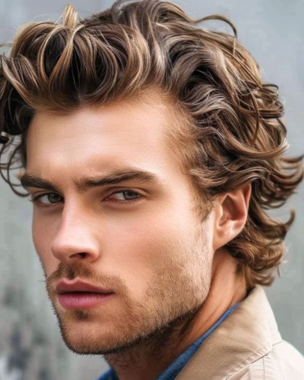 Brushed Back Curls