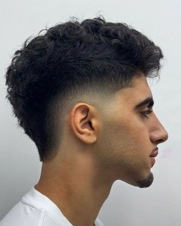 Burst Fade Mullet