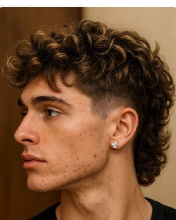 Curly Mullet