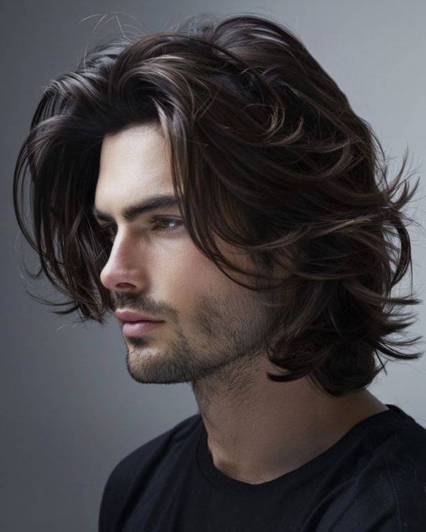 flowing center part
