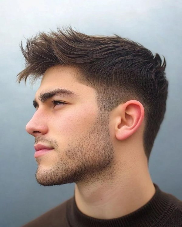 Quiff haircut