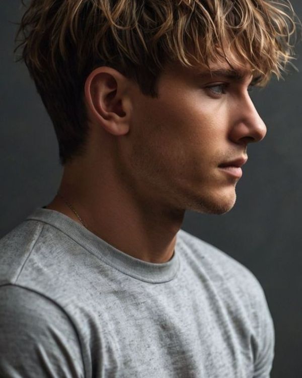 Men’s Haircuts Long Fringe