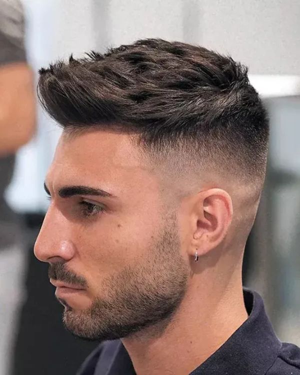 Quiff Mullet Fade