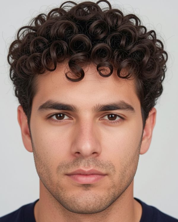 curly haircut