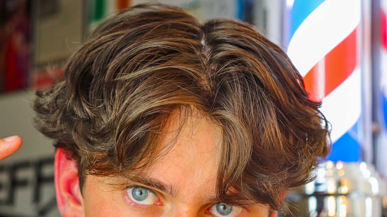 men's middle part