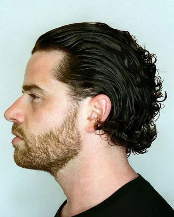 Curly Slick Back