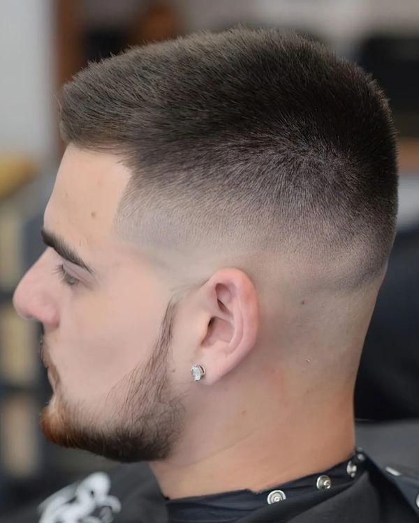 High Fade Crew Cut