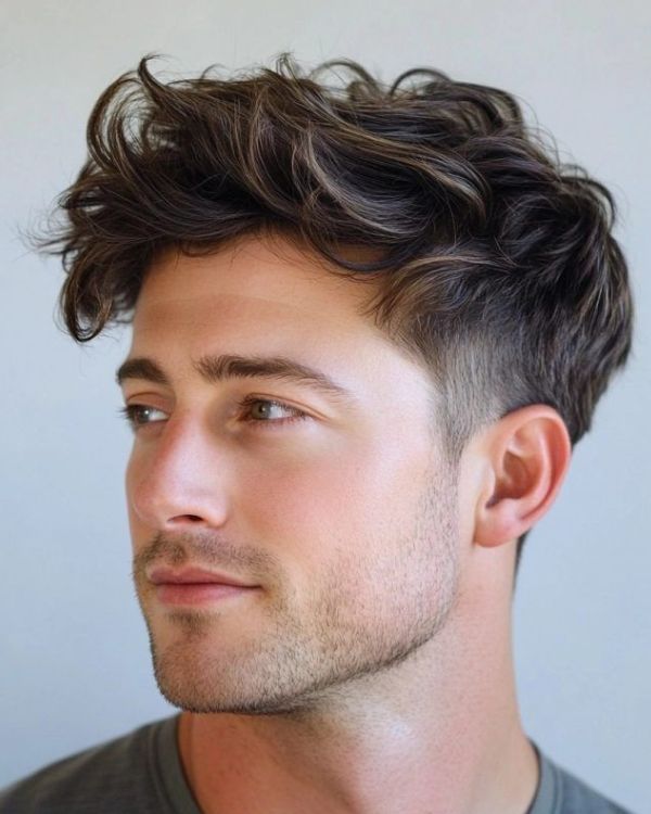 Messy Textured Medium Hair