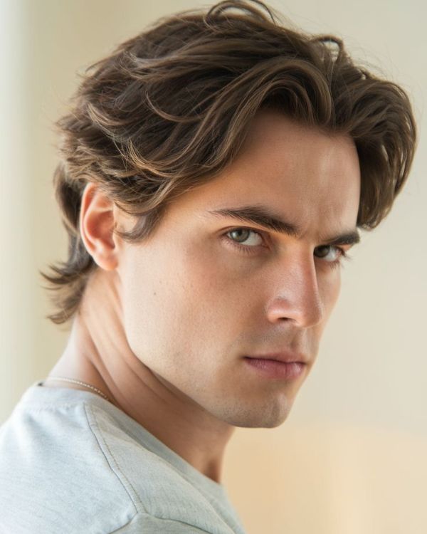 Middle Part Flow with Long Curtains