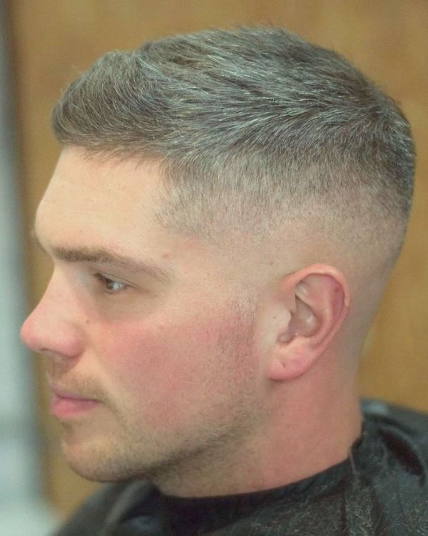 Military-Inspired Crew Cut