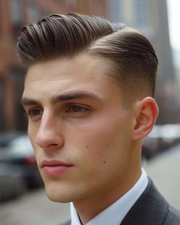 Slick Back hairstyle