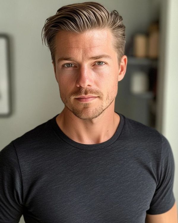 Slick Back hairstyle