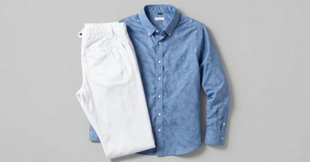 Blue Shirt With Jeans