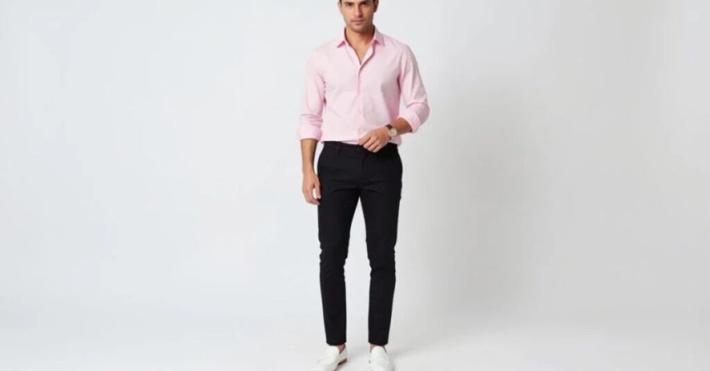 Pink Shirt With Jeans
