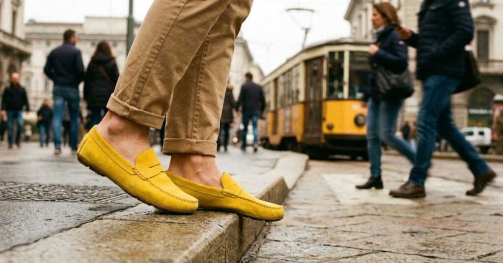Yellow Shoes for Men With Chinos