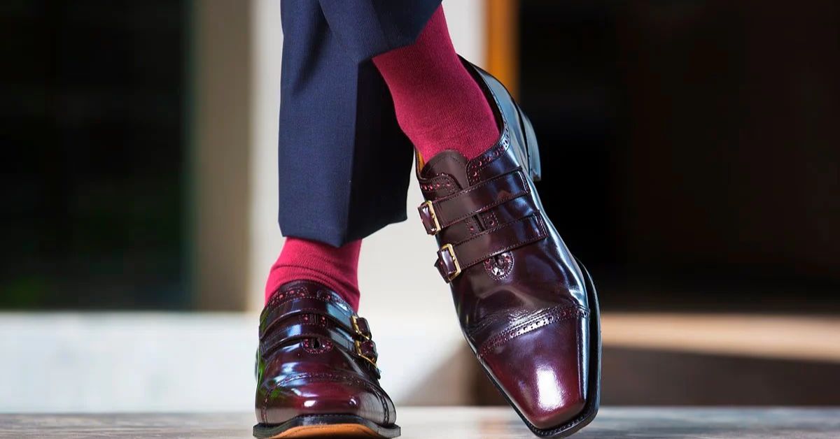 socks wear with loafers